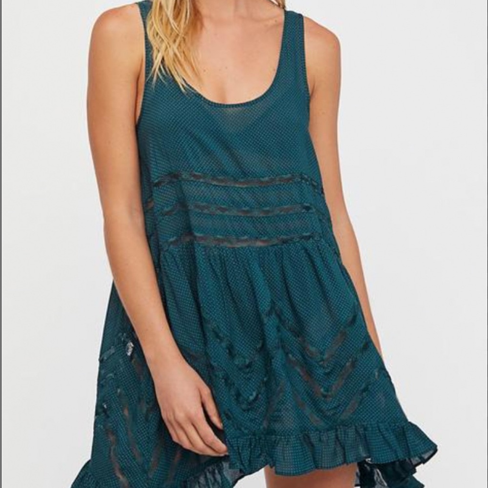 Free People Voile Trapeze Slip Dress